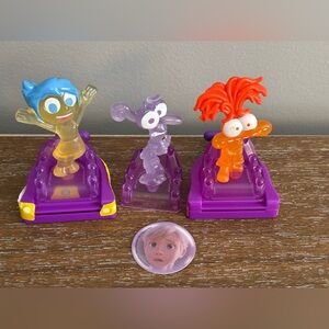 McDonald’s inside out, toys, joy, fear, anxiety